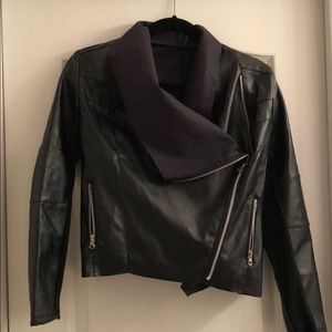 Jackets & Coats - Vintage Faux Black Leather Jacket |Size 2-4| Jackets & Coats - Vintage Faux Black Leather Jacket |Size 2-4|